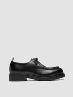 ENGINEER 102 - Schwarze Derby-Schuhe aus Leder