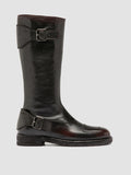 EPHYMERAL 004 - Brown Leather Zipped Boots - thumb image 1,side view