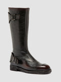 EPHYMERAL 004 - Brown Leather Zipped Boots - thumb image 3,side view
