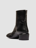 FLORE 012_W - Schwarze Lederstiefel mit Reißverschluss - thumb image 4,side view