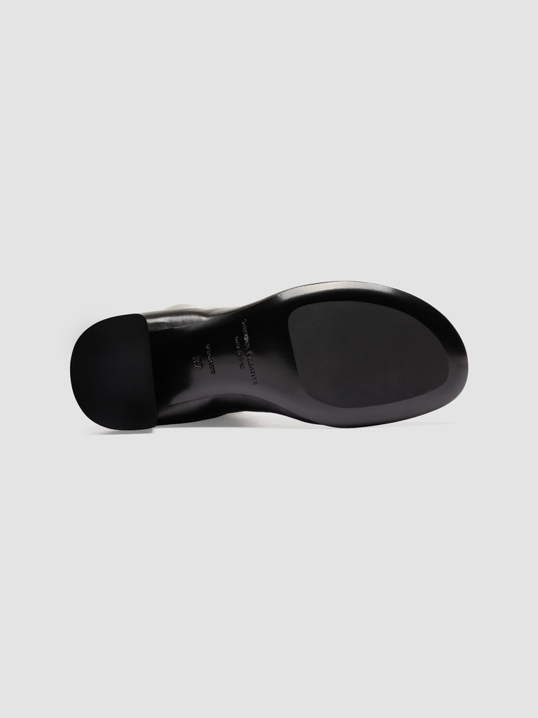 FLORE 012_W - Black Leather Zip Boots