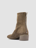 FLORE 012_W - Brown Suede Zip Boots - thumb image 4,side view