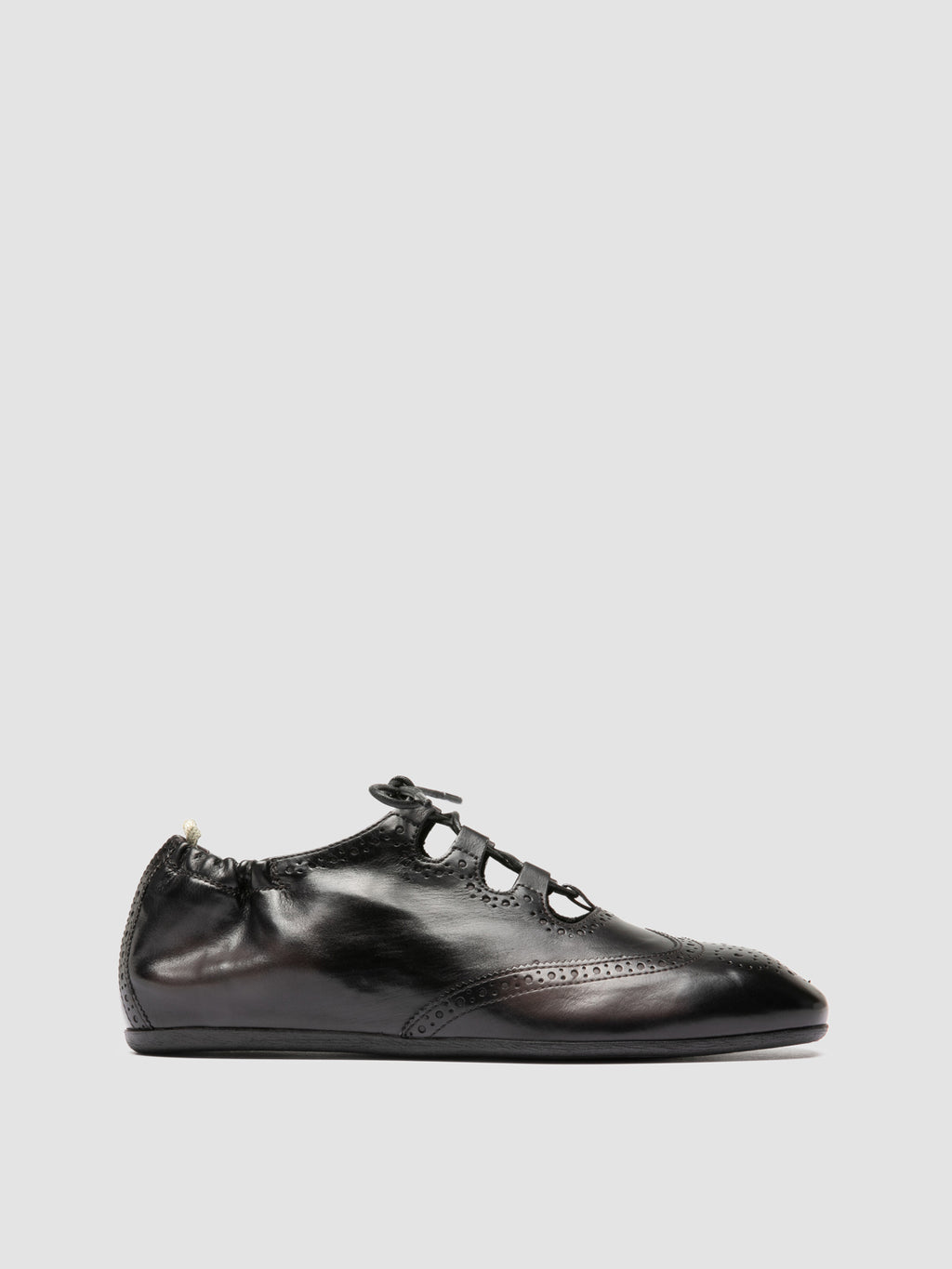 FONTRIERS 104 - Black Leather Derby Shoes - image 1