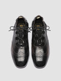 FONTRIERS 104 - Black Leather Derby Shoes - thumb image 2,side view