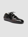FONTRIERS 104 - Black Leather Derby Shoes - thumb image 3,side view