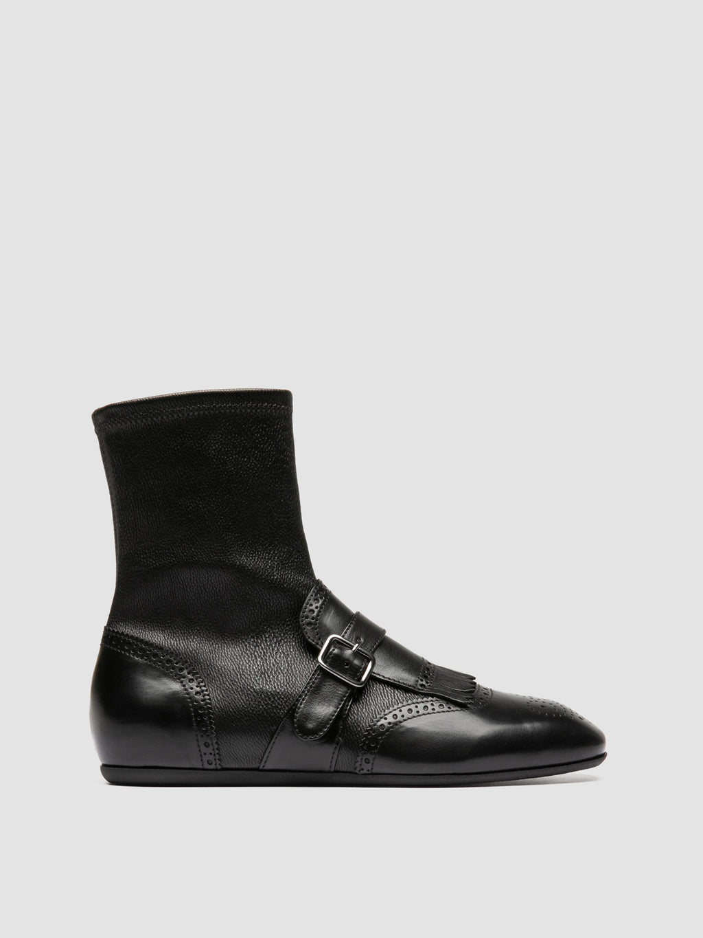 FONTRIERS 110 - Black Leather Boots - image 1,side view