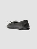 FONTAYNE 009 - Black Leather Ballerina Shoes - thumb image 4,side view