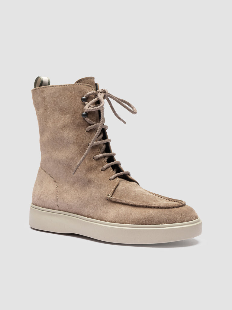 FRAME 108 - Taupe Suede Boots