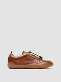 GHILLE 101 - Braune Low-Top-Sneaker aus Leder - thumb image 1,side view