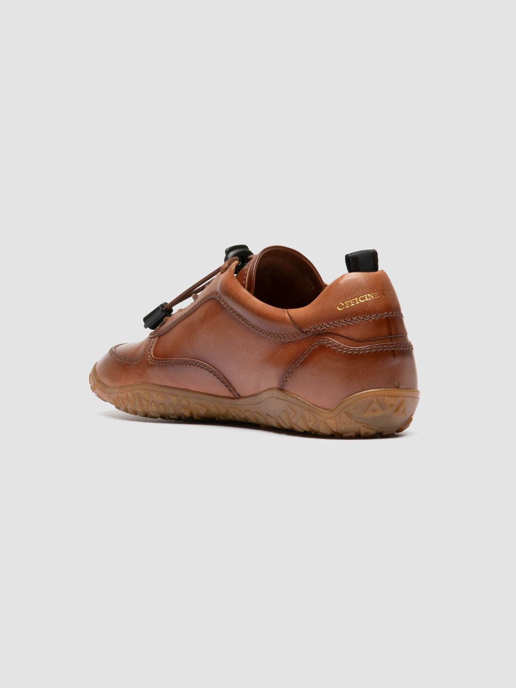 GHILLE 101 - Braune Low-Top-Sneaker aus Leder - image 4,side view