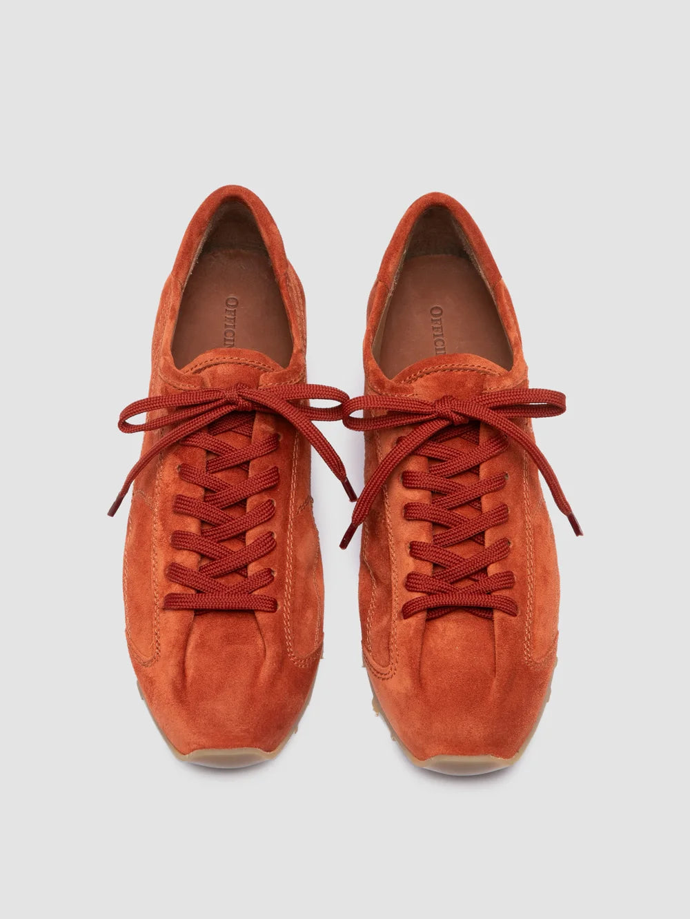 JARRED 101 - Rote Low-Top-Sneakers aus Wildleder - image 2,side view