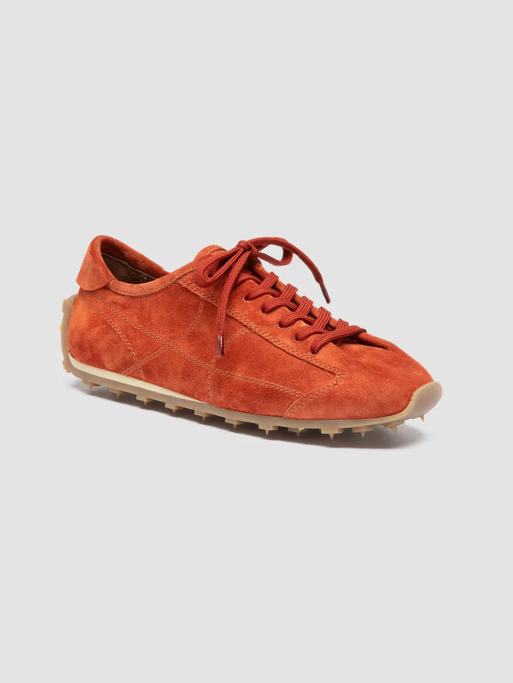JARRED 101 - Rote Low-Top-Sneakers aus Wildleder - image 3,side view