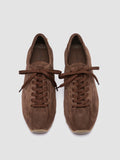 JARRED 101 - Braune Low-Top-Sneakers aus Wildleder - thumb image 2,side view