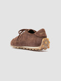 JARRED 101 - Braune Low-Top-Sneakers aus Wildleder - thumb image 4,side view