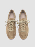 JARRED 101 - Taupe Suede Low-Top Sneakers - thumb image 2,side view