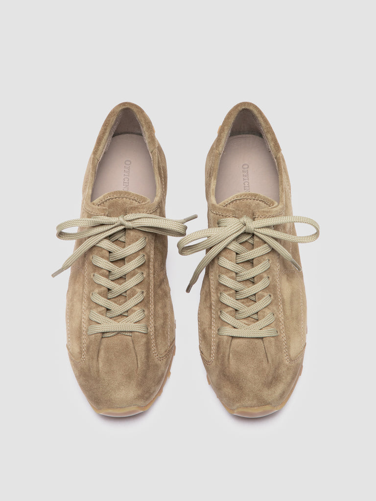 JARRED 101 - Taupe Suede Low-Top Sneakers