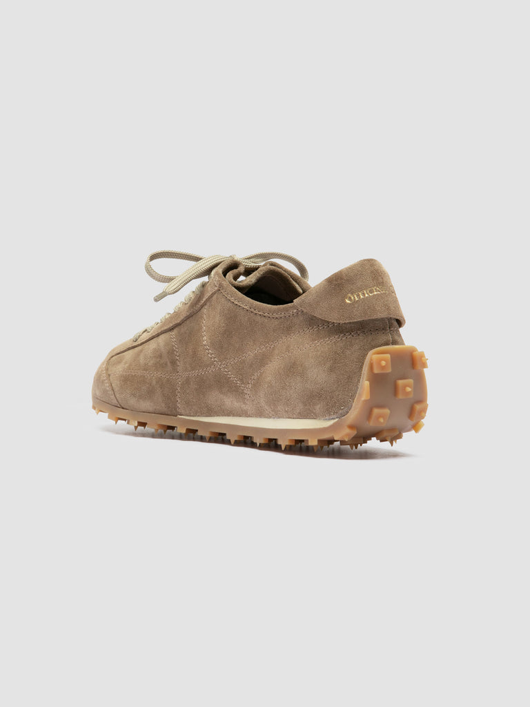 JARRED 101 - Taupe Suede Low-Top Sneakers