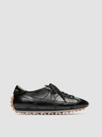 JARRED 102 W - Schwarze Low-Top-Sneaker aus Leder