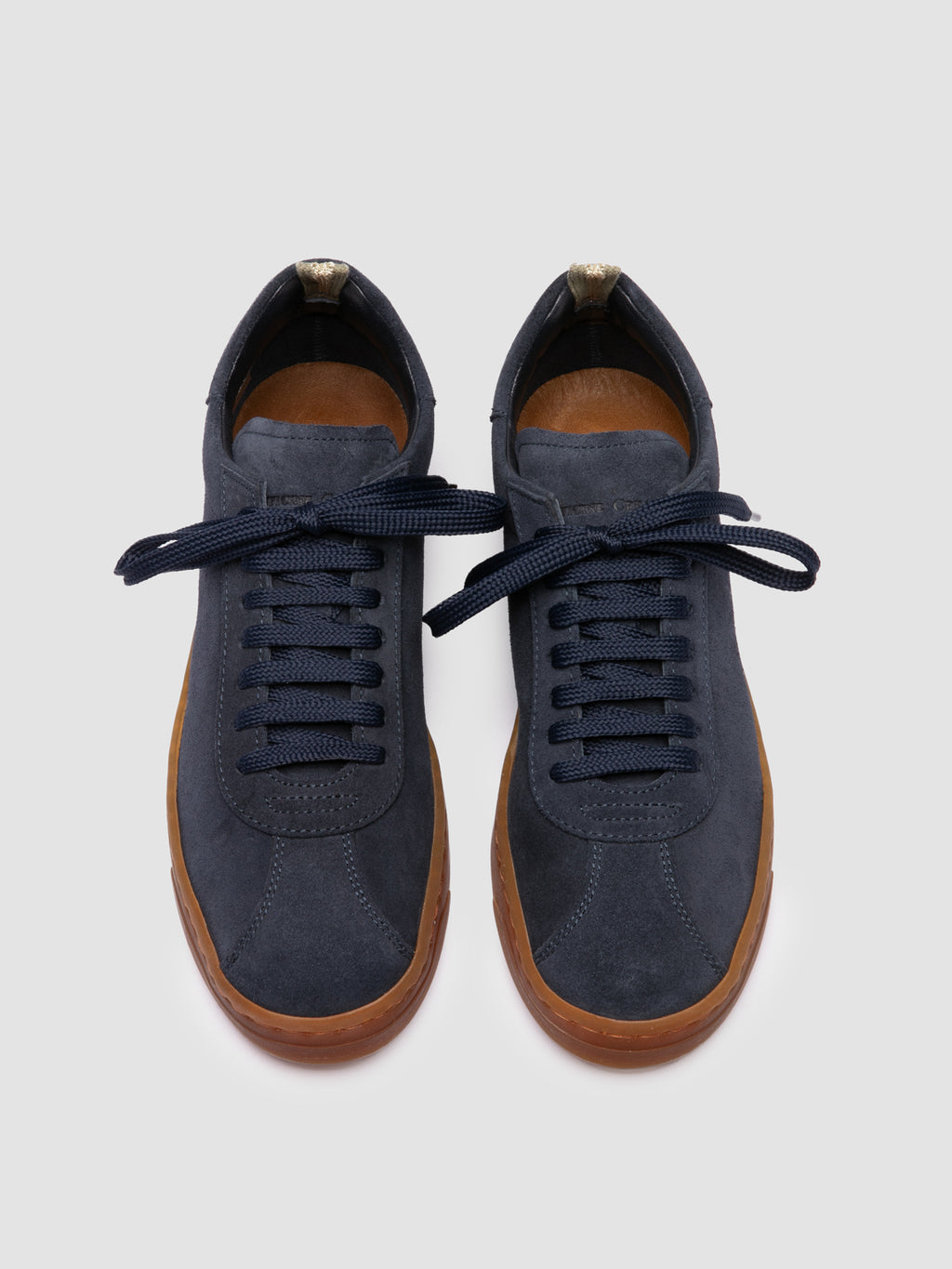 KARMA 101 - Blue Suede Low Top Sneakers - image 2,side view