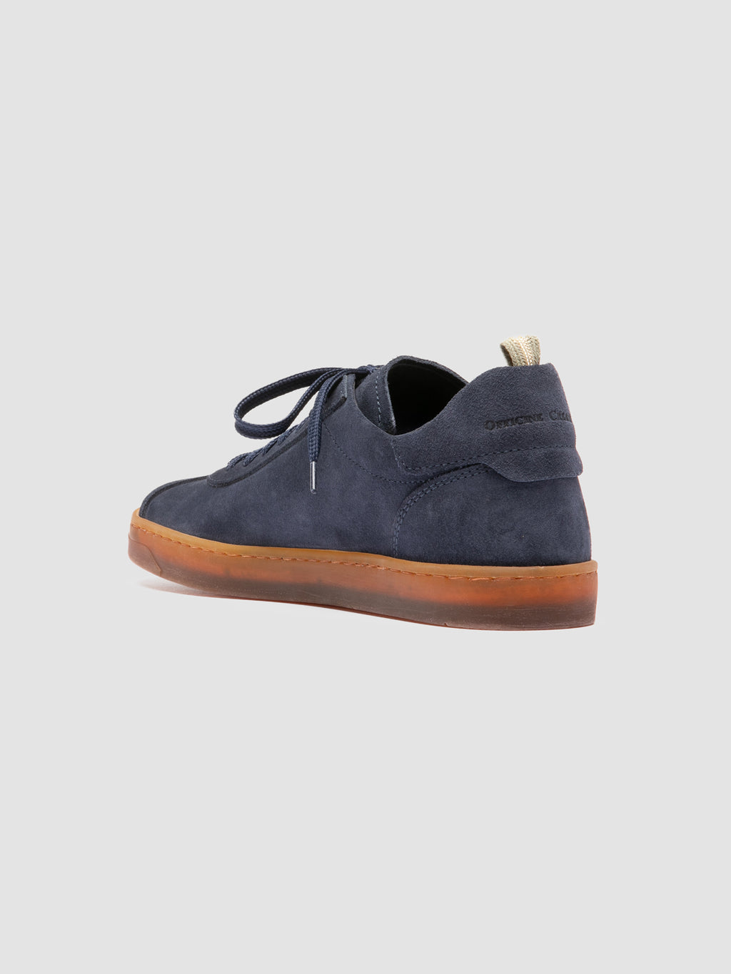 KARMA 101 - Blue Suede Low Top Sneakers - image 4,side view