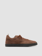 KARMA 101 - Braune Low-Top-Sneaker aus Wildleder
