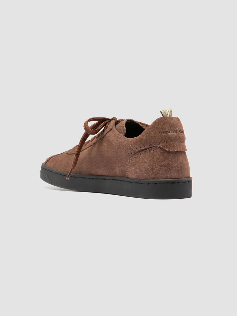 KARMA 101 - Brown Suede Low Top Sneakers
