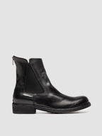 LEGRAND 139 - Schwarze Stiefel aus Leder mit Reißverschluss