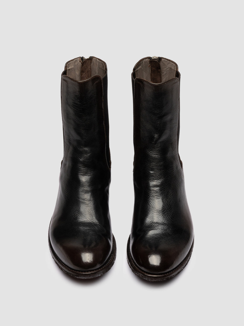 LEXIKON 073 - Brown Leather Chelsea Boots - image 2,side view