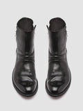 LEXIKON 096 - Black Leather Zip Boots - thumb image 2,side view