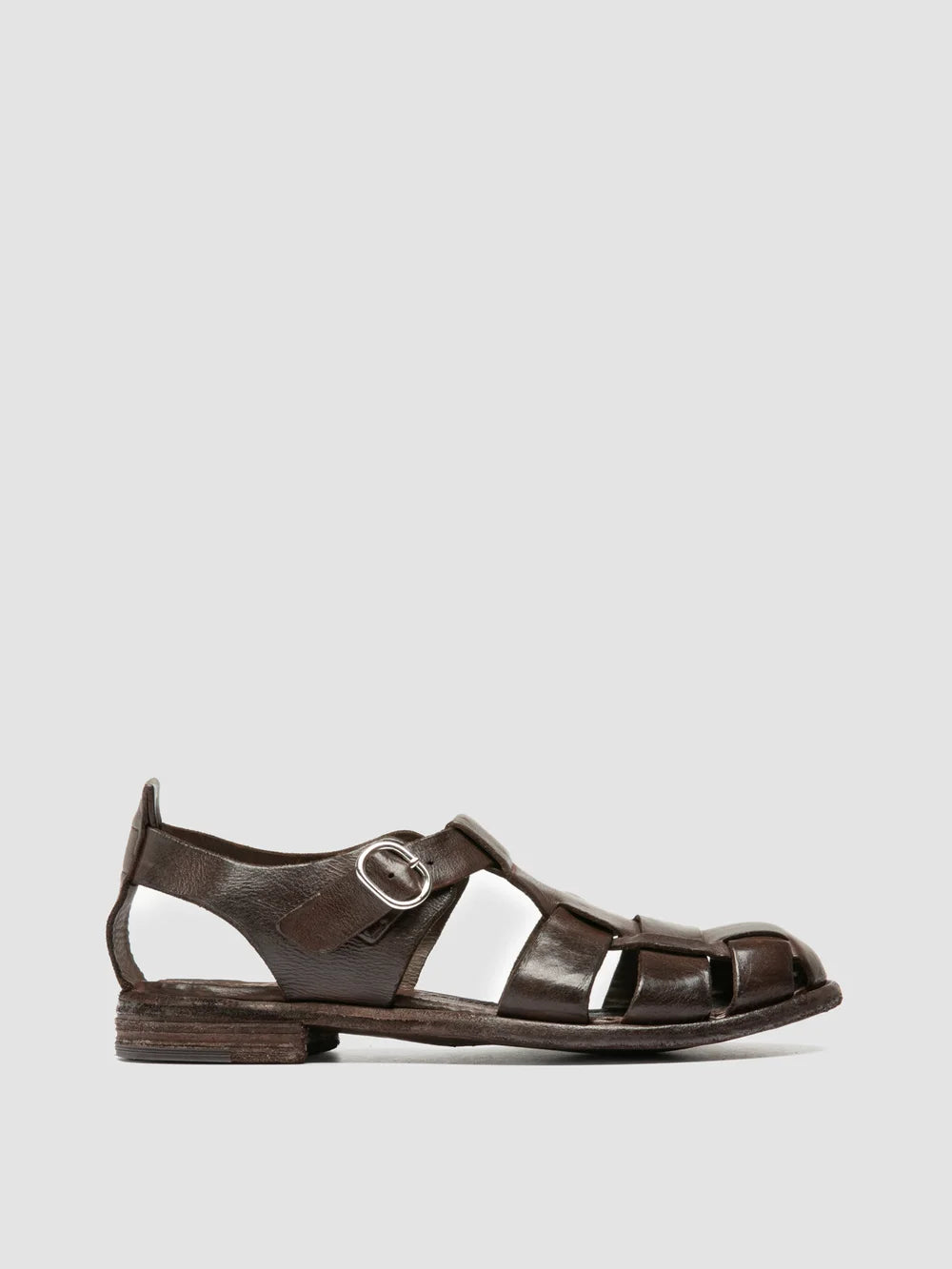 LEXIKON 536 - Brown Leather Sandals - image 1