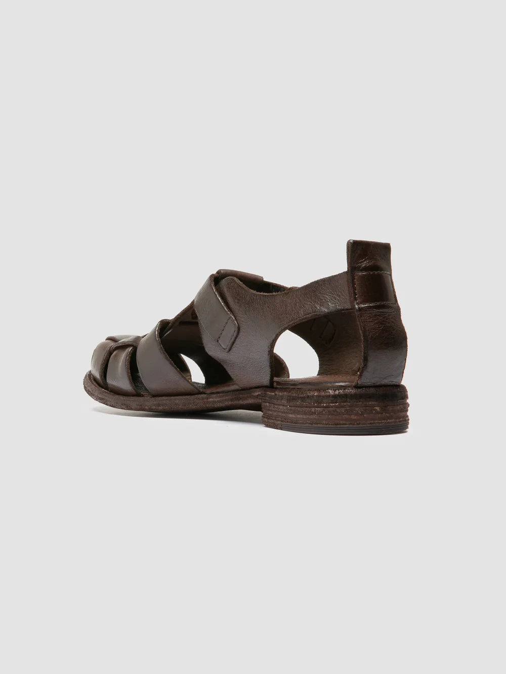 LEXIKON 536 - Brown Leather Sandals - image 4