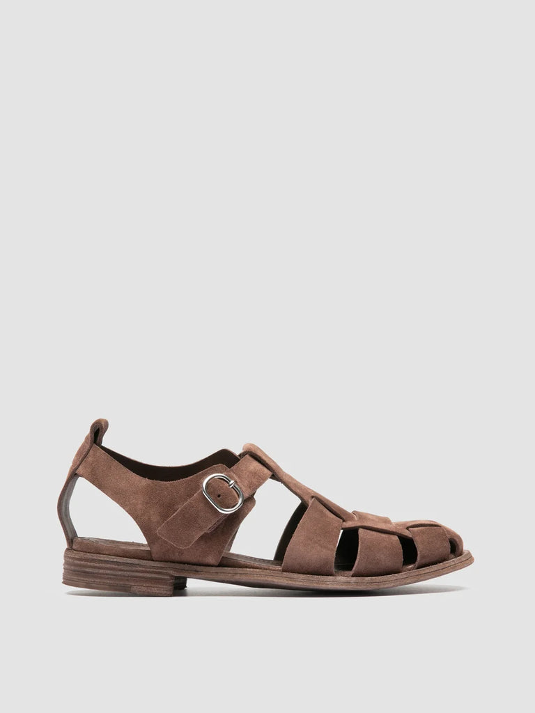 LEXIKON 536 - Brown Suede Sandals