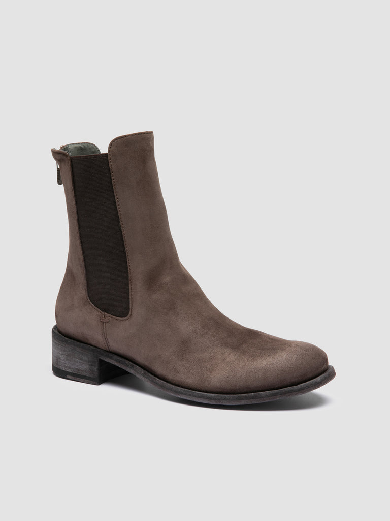 LISON 017 - Brown Suede Chelsea Boots Officine Creative - 3