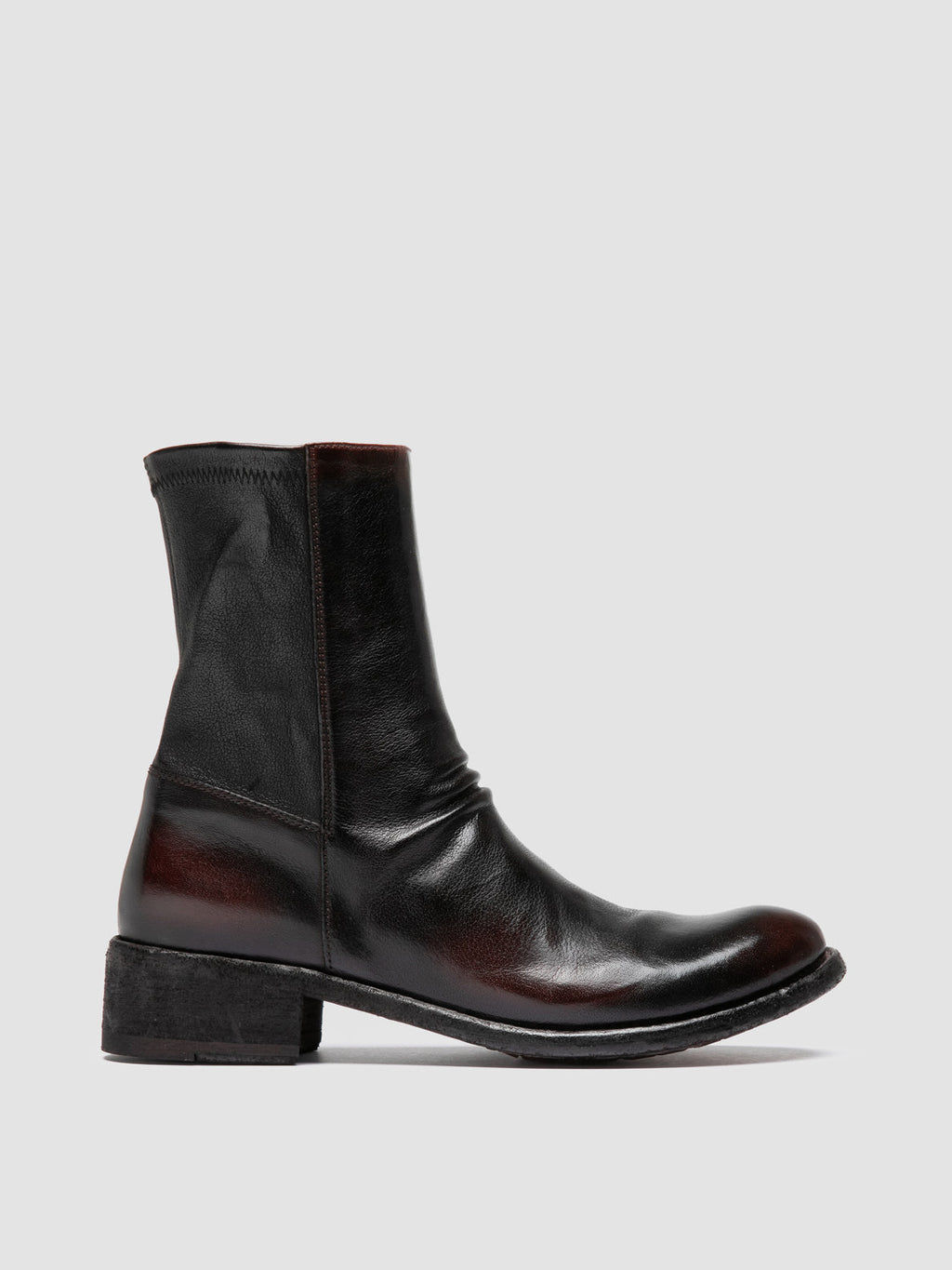 LISON 041 - Braune Lederstiefeletten - image 1,side view