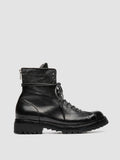 LORAINE 033 - Black Leather Zip Boots - thumb image 1,side view