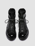 LORAINE 033 - Black Leather Zip Boots - thumb image 2,side view