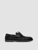 LOVE 101 - Schwarze Bootsschuhe aus Leder