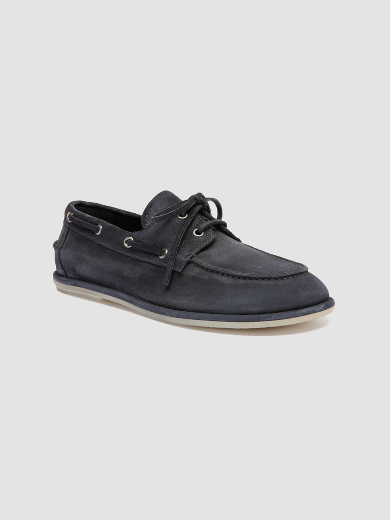 LOVE 101 - Blue Suede Boat Shoes