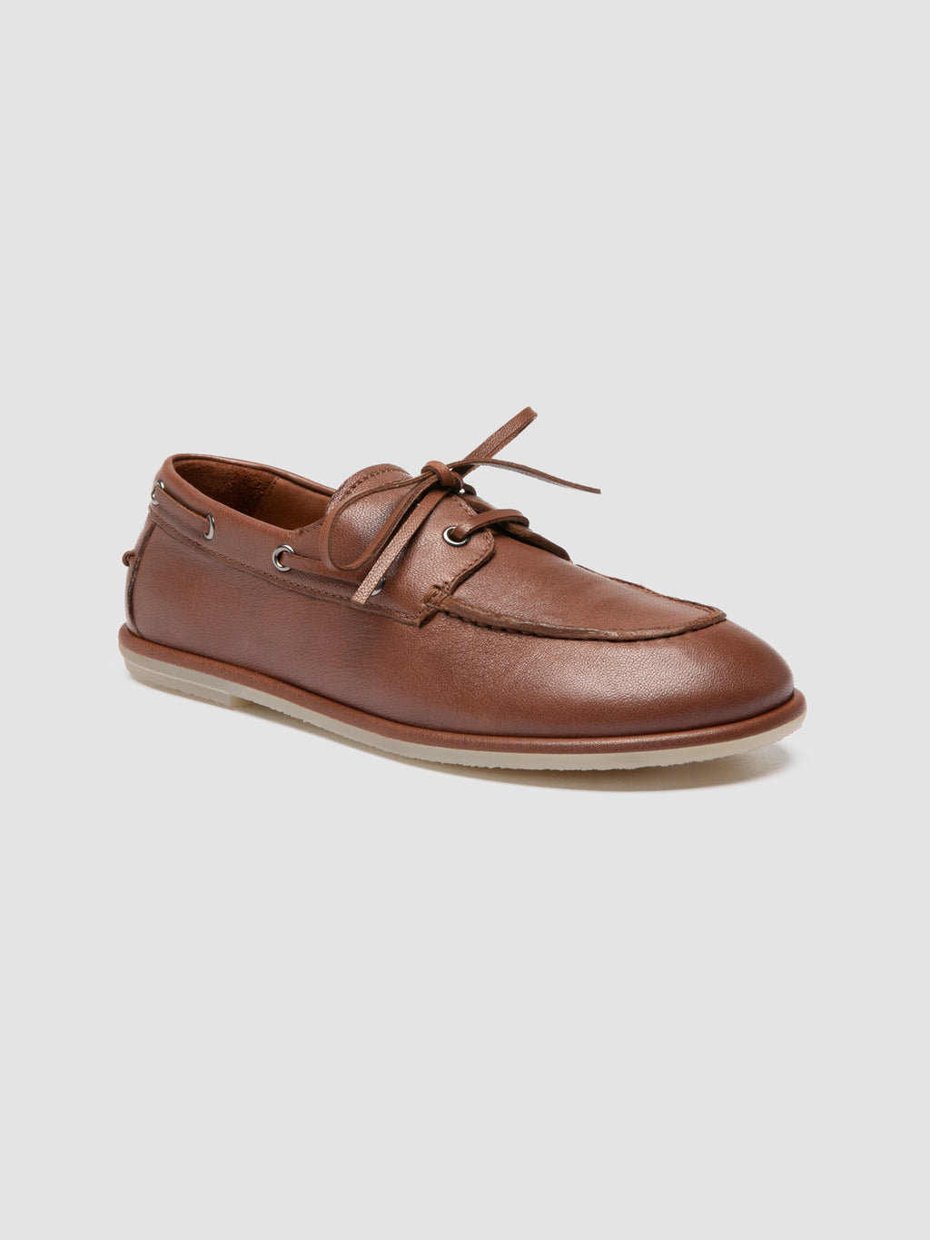 LOVE 101 - Brown Leather Boat Shoes - image 3