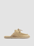 LOVE 106 - Beige Suede Mule Sandals - thumb image 1,side view