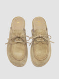 LOVE 106 - Beige Suede Mule Sandals - thumb image 2,side view