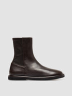 MARJORY 106 - Braune Lederstiefel mit Reißverschluss