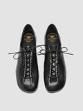 MEREDITH 004 - Black Leather Derby Shoes - thumb image 2,side view