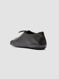 MEREDITH 004 - Black Leather Derby Shoes - thumb image 4,side view