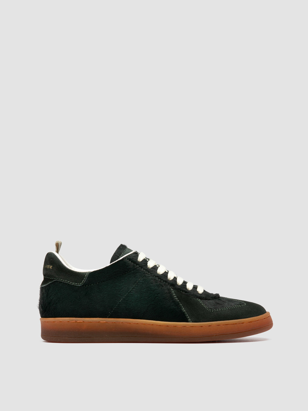 MILITIA 101 - Green Leather Sneakers - image 1,side view