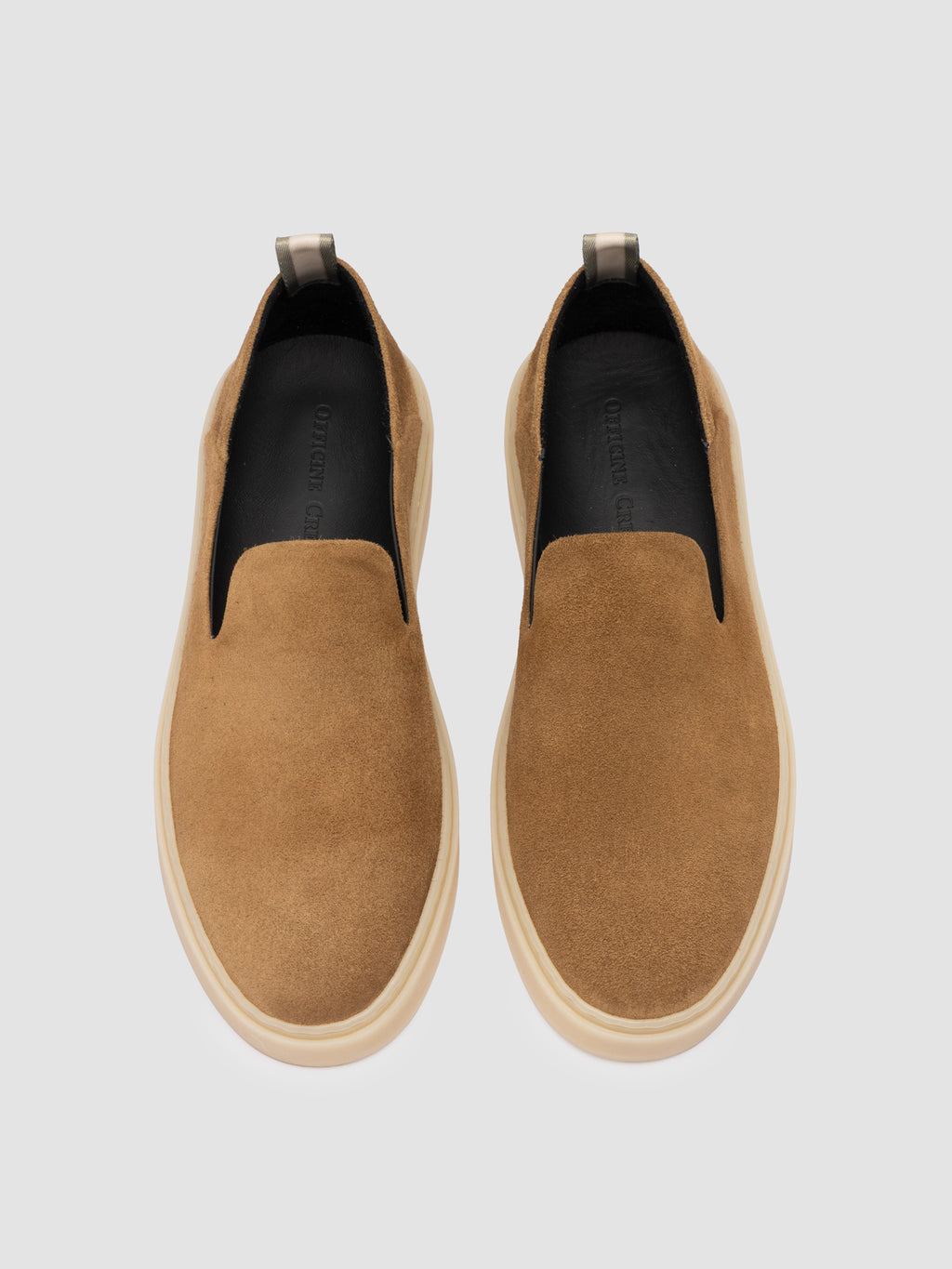 MUSKRAT 107 - Beigefarbene Sneakers aus Wildleder - image 2,side view