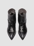 NOELIE DD 102 - Black Leather Zip Boots