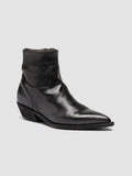 NOELIE DD 102 - Black Leather Zip Boots