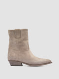 NOELIE DD 108 - Taupe Suede Zip Boots - thumb image 1,side view