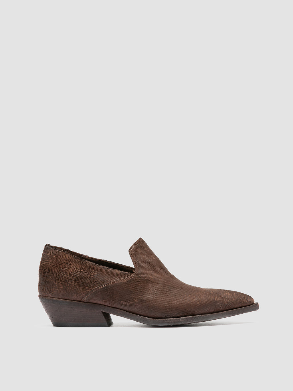 NOELIE DD 111 - Brown Leather Penny Loafers - image 1,side view